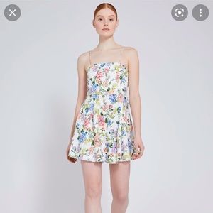 NWT Alice and Olivia Trixie Gardenia Dress